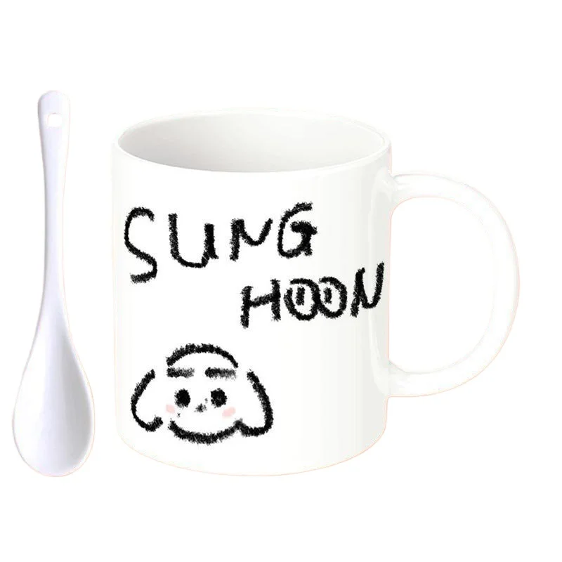 Coffee Tea & Espresso Appliances - ENHYPENED Lovely Cartoon Peripheral Ceramic Mug
