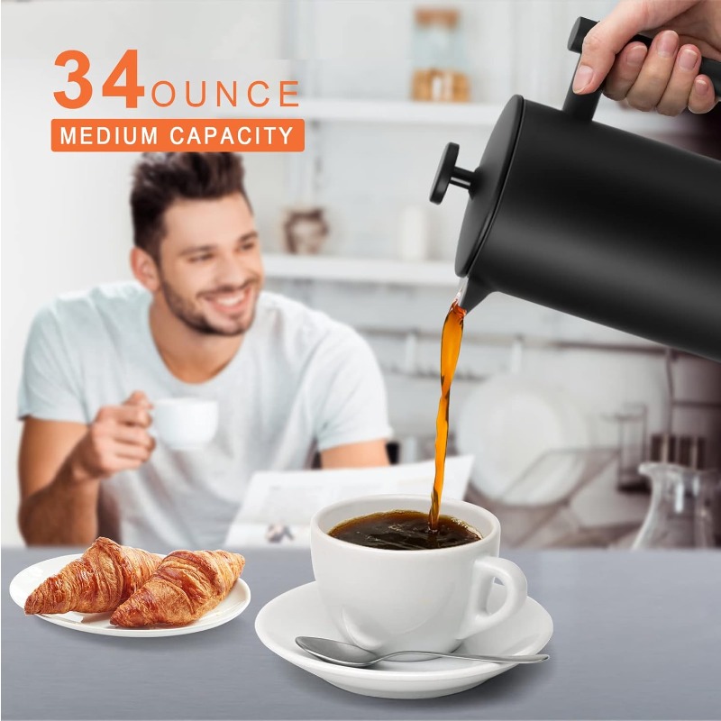 French Press Coffee Maker 34 O - French Press Coffee & Tea recensione e prezzo