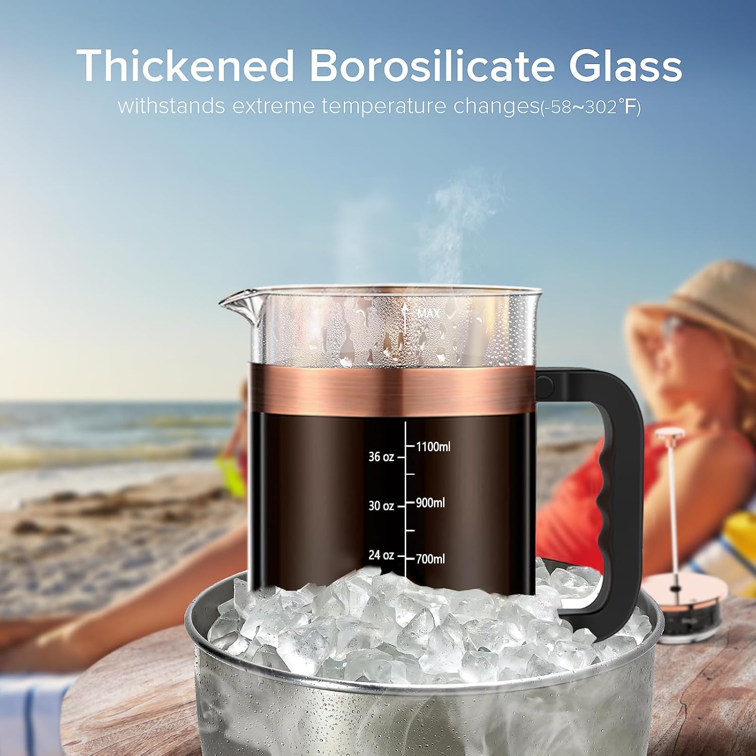 51oz French Press Coffee Maker - French Press Coffee & Tea recensione e prezzo