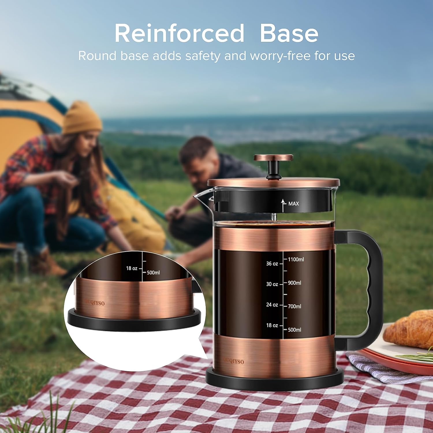 51oz French Press Coffee Maker - French Press Coffee & Tea recensione e prezzo