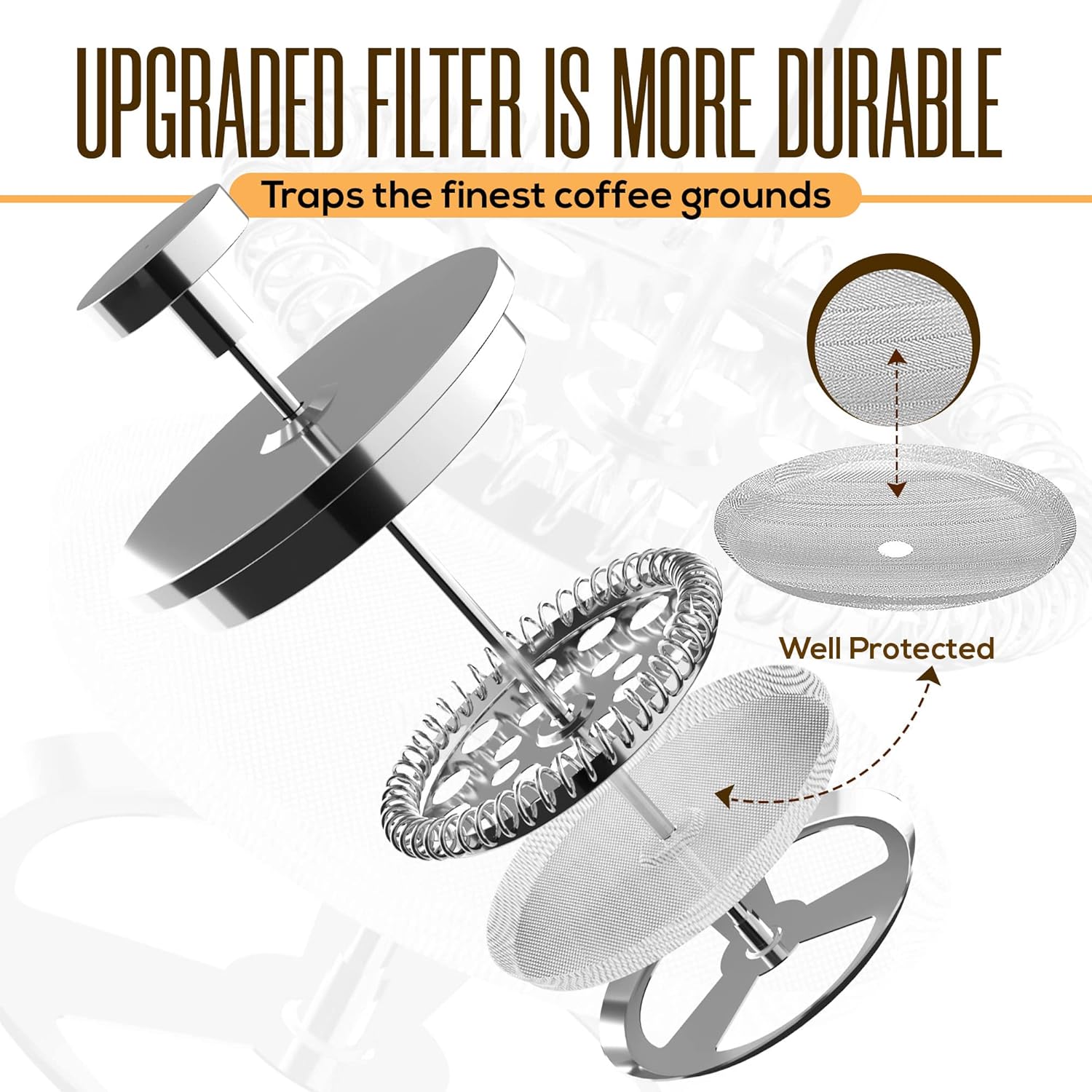 Kitchen 304 Grade Stainless St - French Press Coffee & Tea recensione e prezzo