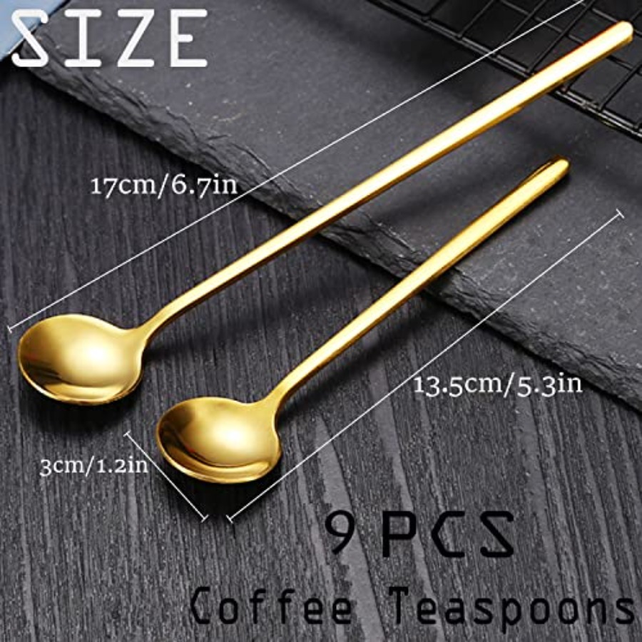 9 PCS Coffee Spoons Espresso T - Coffee Tea Difference recensione e prezzo