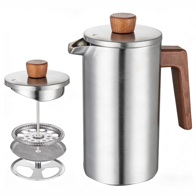 JUSTINLAU 1000ml Stainless Ste - French Press Coffee & Tea recensione e prezzo