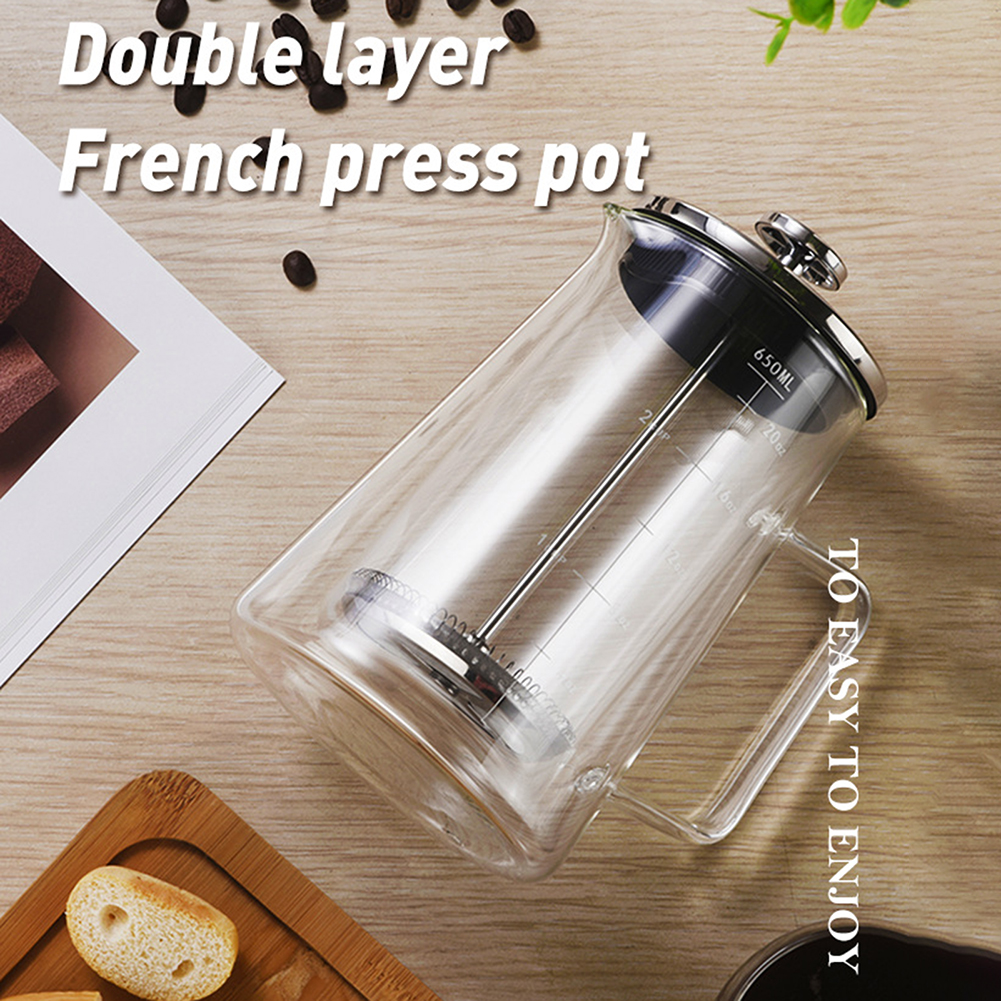 Double Layers French Press Pot - French Press Coffee & Tea recensione e prezzo