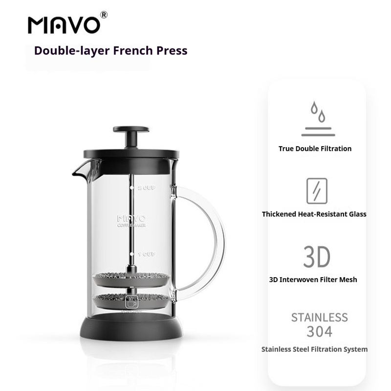 MAVO French Press Coffee Maker - French Press Coffee & Tea recensione e prezzo