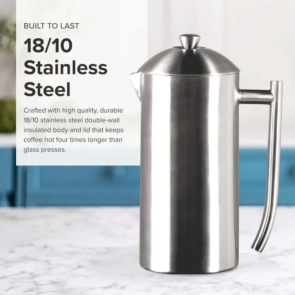 23-Ounce Stainless Steel Frenc - French Press Coffee & Tea recensione e prezzo
