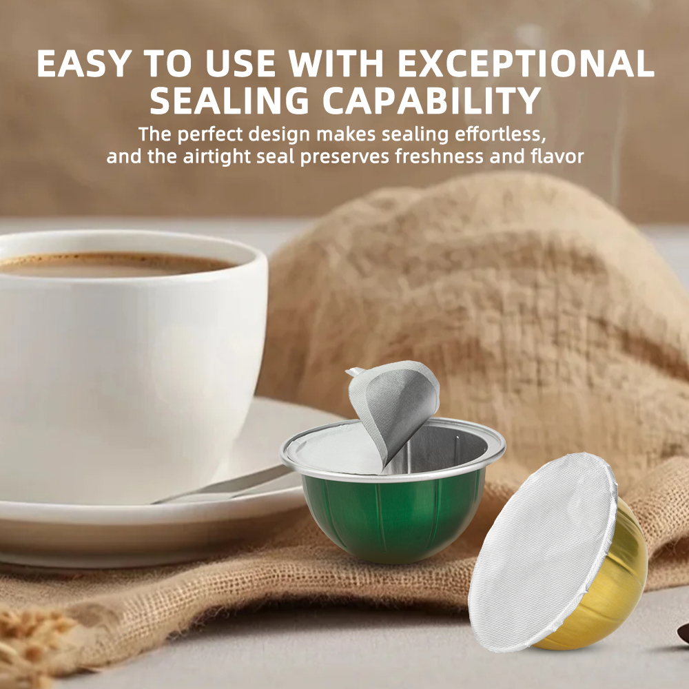Aluminum Foil Seal Lids to Reu - Coffee Tea Difference recensione e prezzo